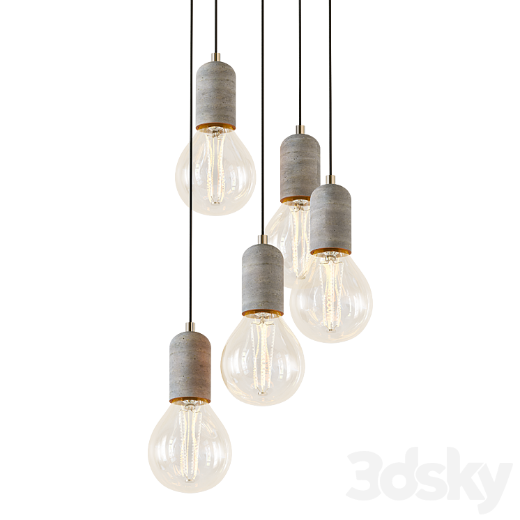 VOLTA 5 - Pendant light - 3D model