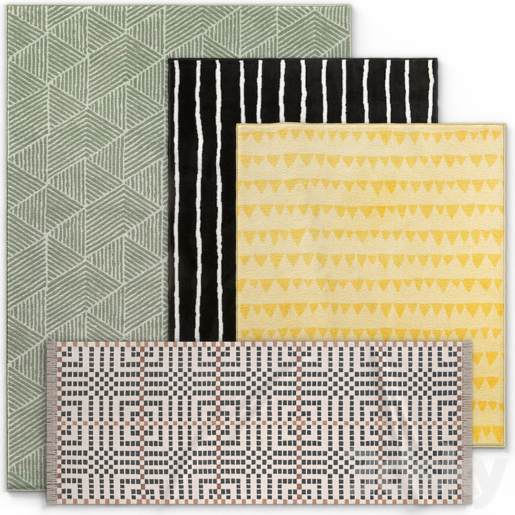 Carpets IKEA VAMDRUP GÖRLÖSE RÖRANDE STENLILLE / Rug IKEA VAMDRUP
