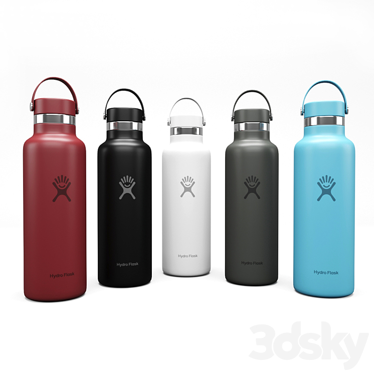 Hydro Flask Wide Mouth 16 oz Tumbler Tableware 3D model