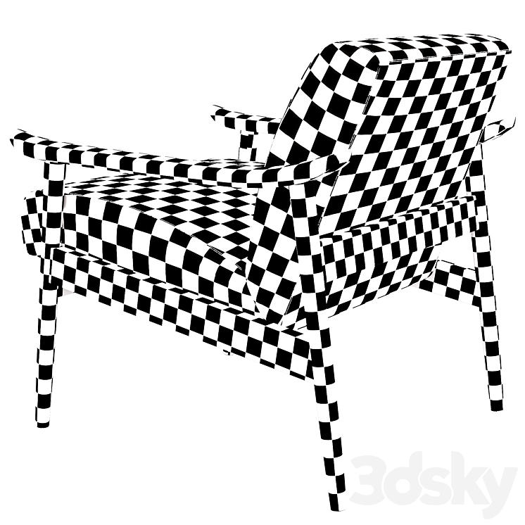 mid-century-leather-show-wood-chair-arm-chair-3d-model