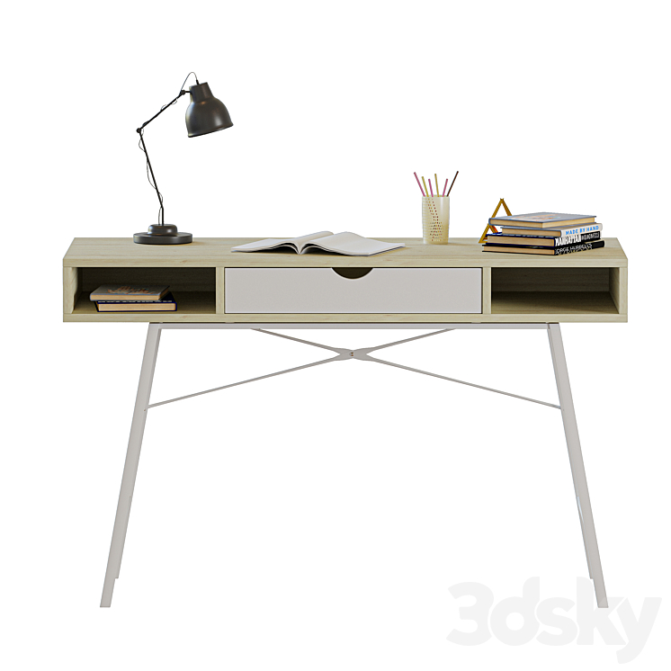Desk abbetved top