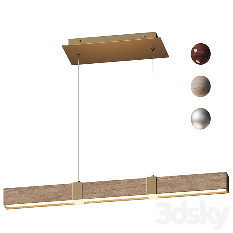 Decca by oxygen lighting Pendant light 3D model