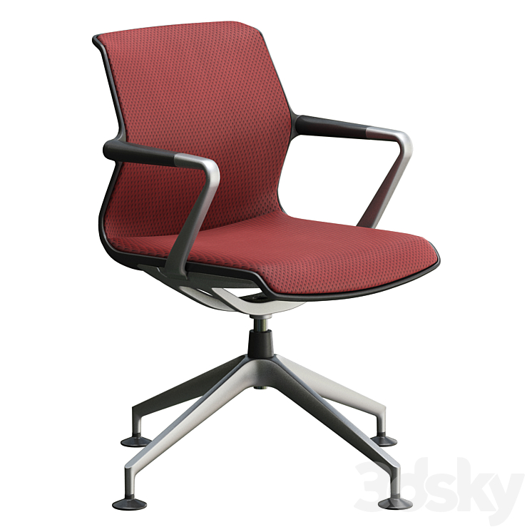 Vitra Unix Chairs Office furniture 3D model