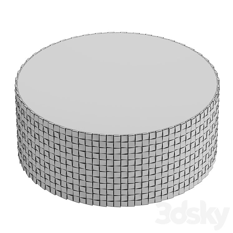 Freedom Crator Cement Coffee Table Table 3D model