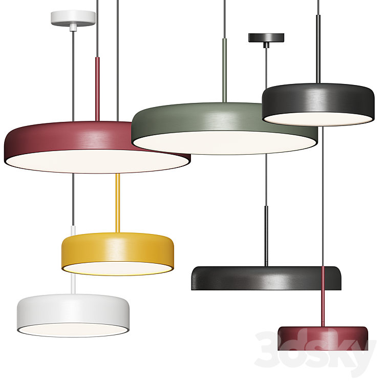 Bobber Pendant Lamp by Blu Dot Pendant light 3D model