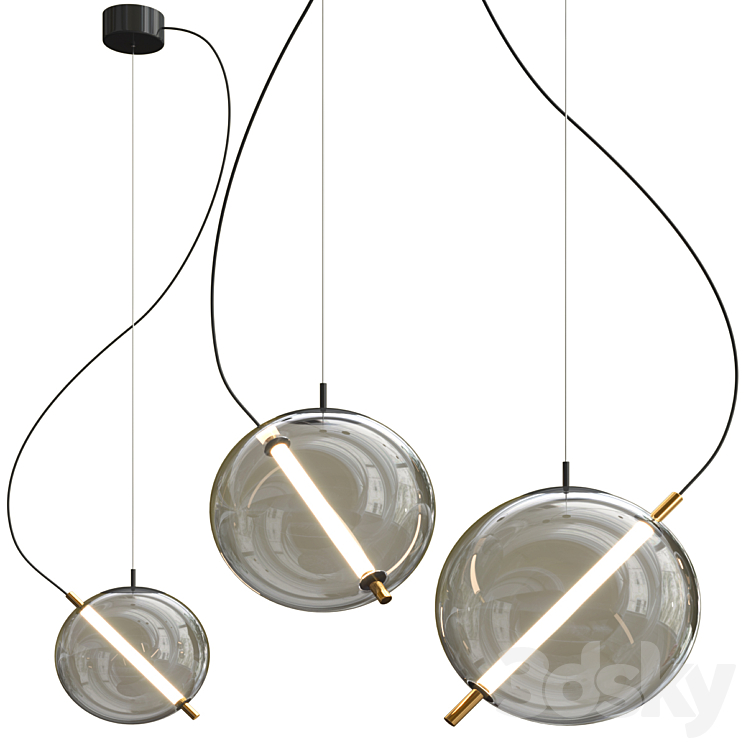 Lampada terazza martini collection Pendant light 3D model