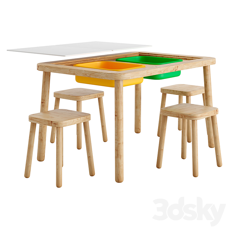 Flisat children's stool cheap