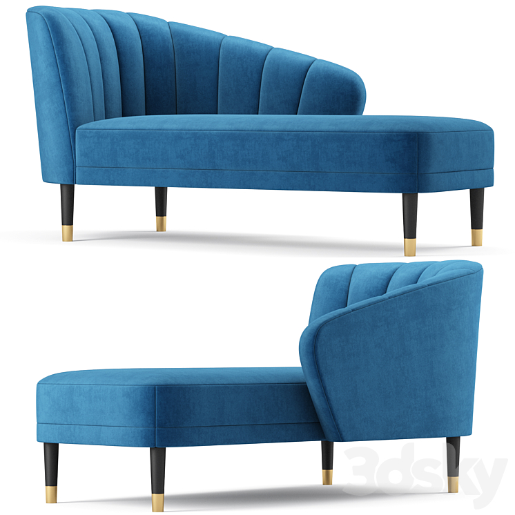 Theron Chaise the Sofaandchair Company Other soft seating 3D model