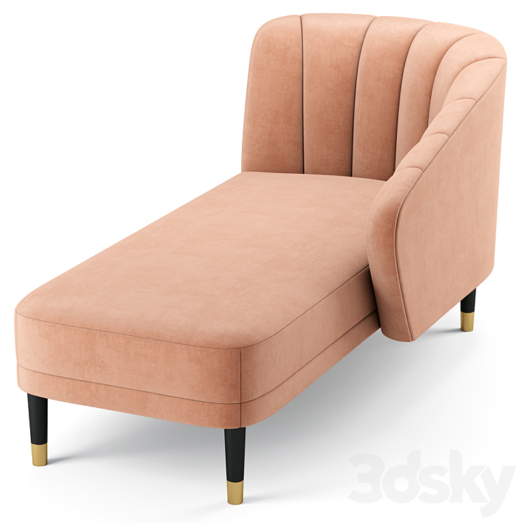 Theron Chaise the Sofaandchair Company Other soft seating 3D model