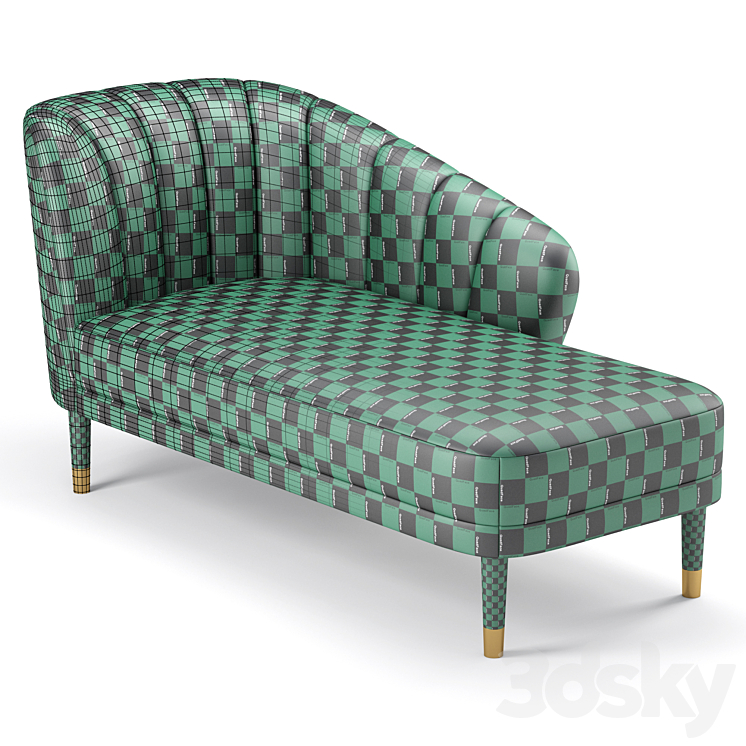 Theron Chaise the Sofaandchair Company Other soft seating 3D model