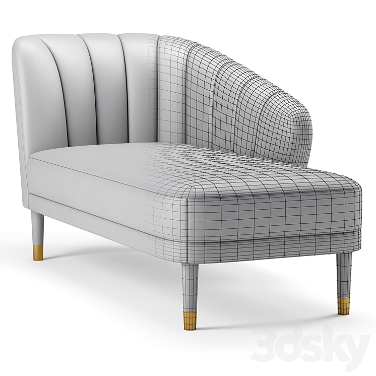 Theron Chaise the Sofaandchair Company Other soft seating 3D model