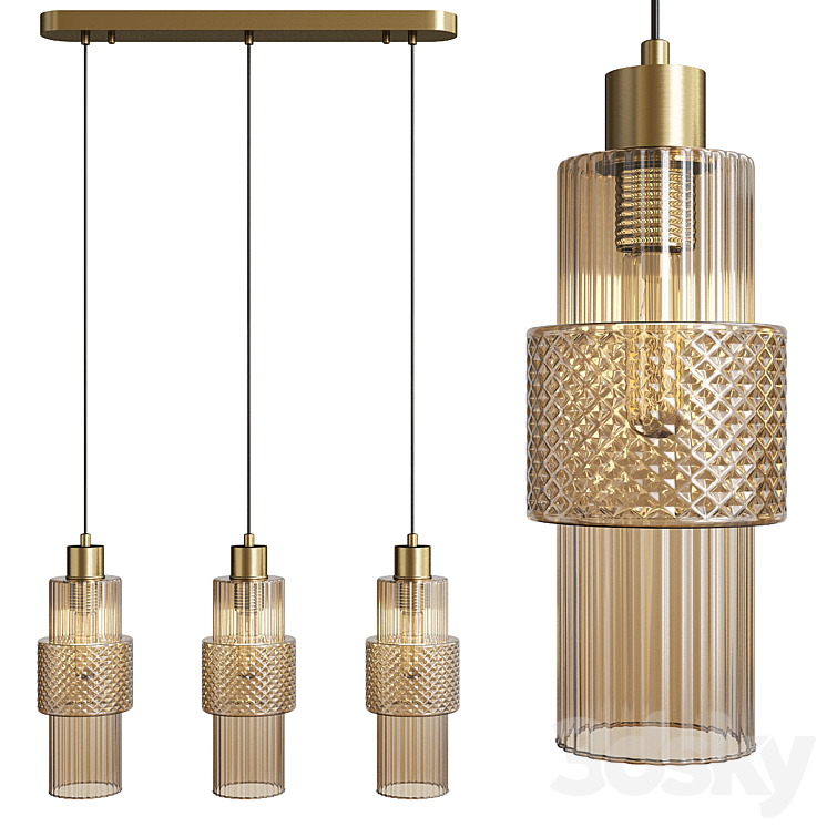 Eurosvet soho - Pendant light - 3D model