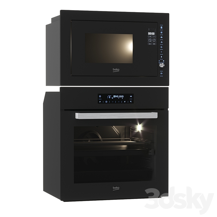 Oven and Microwave Beko MGB25333BG BIM24400ZGCS - Kitchen appliance ...
