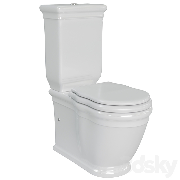 Artceram HERMITAGE - Toilet and Bidet - 3D model