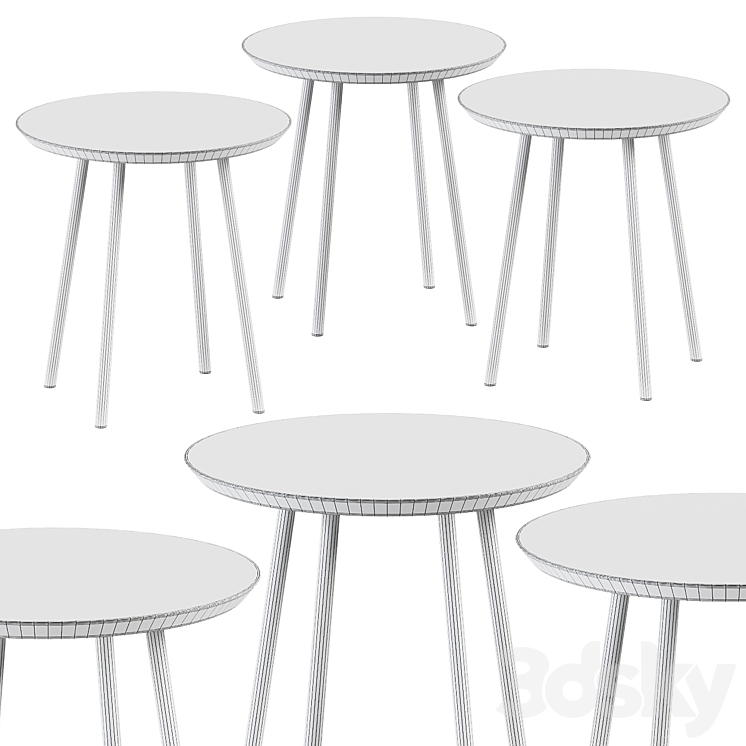 JYSK Side Table NYBO / Side table Table 3D model