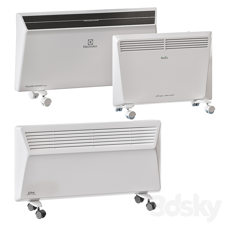 electric convector Radiator 3D model