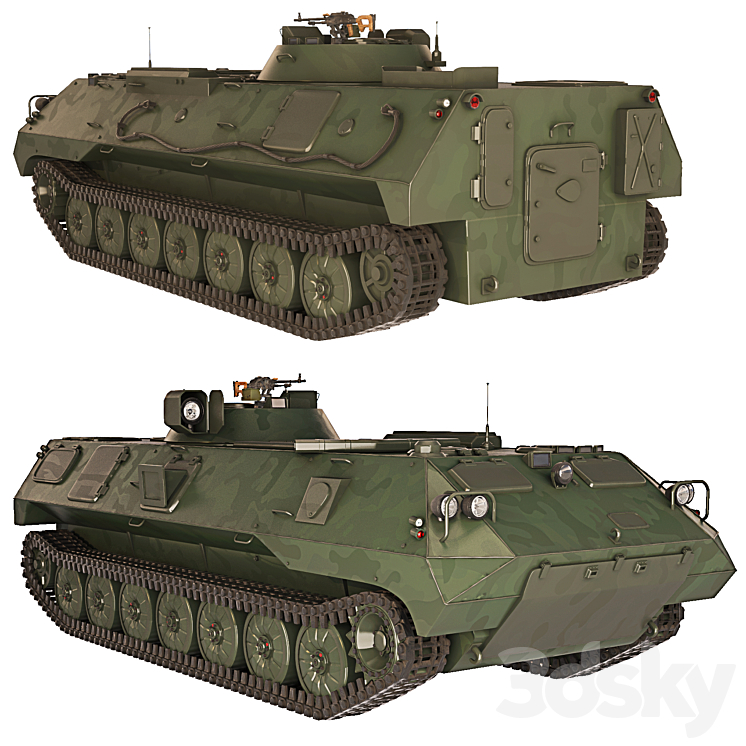 MTLBu 1969 Transport 3D model