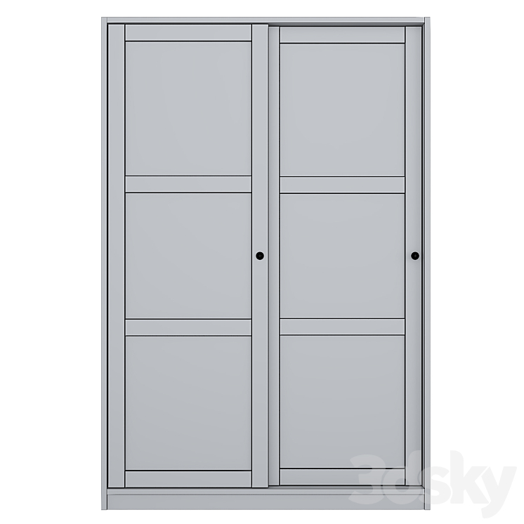 IKEA Rakkestad Sliding Doors Wardrobe & Display 3D model