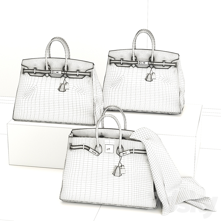 Hermes discount bag drawing