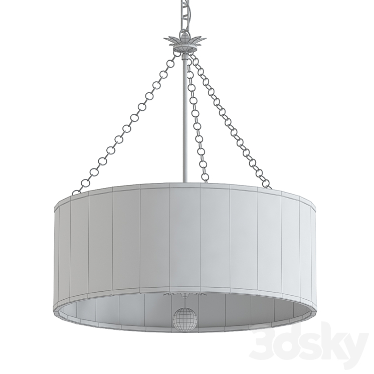 Olive leaf drum online shade chandelier