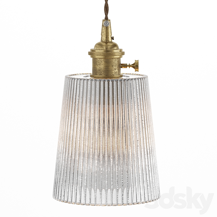 Vintage Textured Glass Pendant Lights Pendant light 3D model
