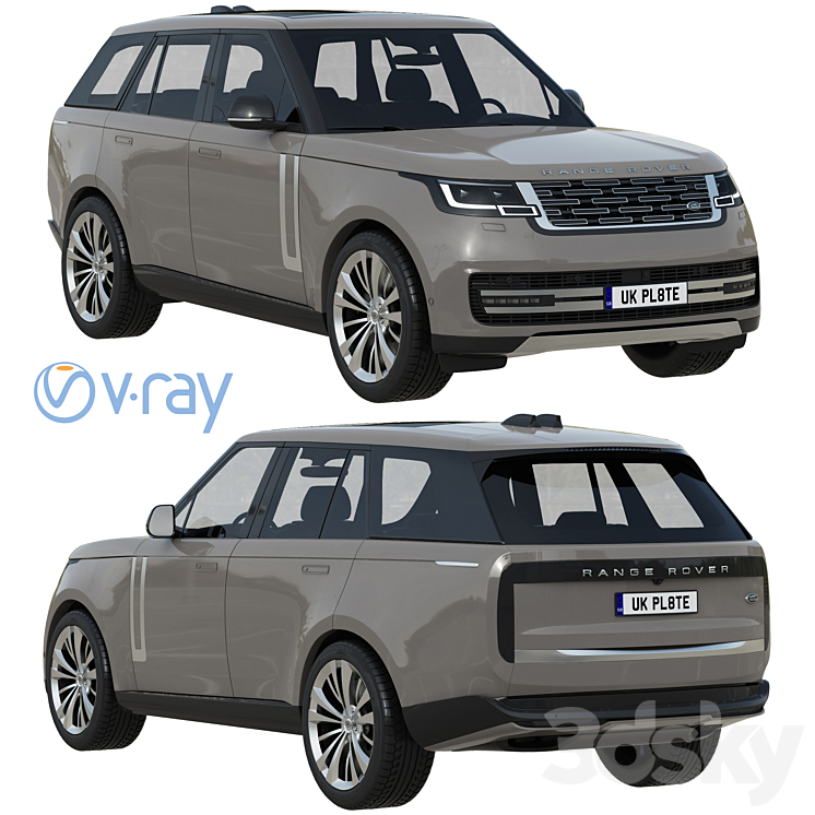 Land-Rover Range Rover Evoque HSE 2022 Modèle 3D - Télécharger Véhicules on