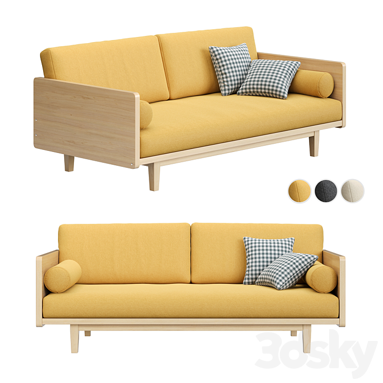 Sofa Dwalin from ARSKO - Sofa - 3D model