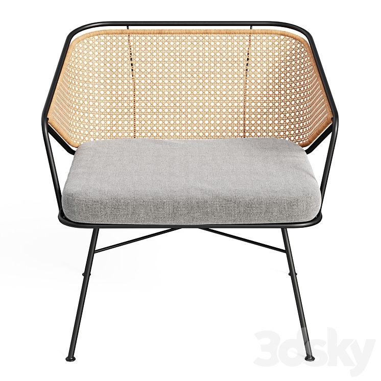 Carole rattan and metal chair online