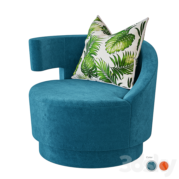 Dania swivel on sale chair