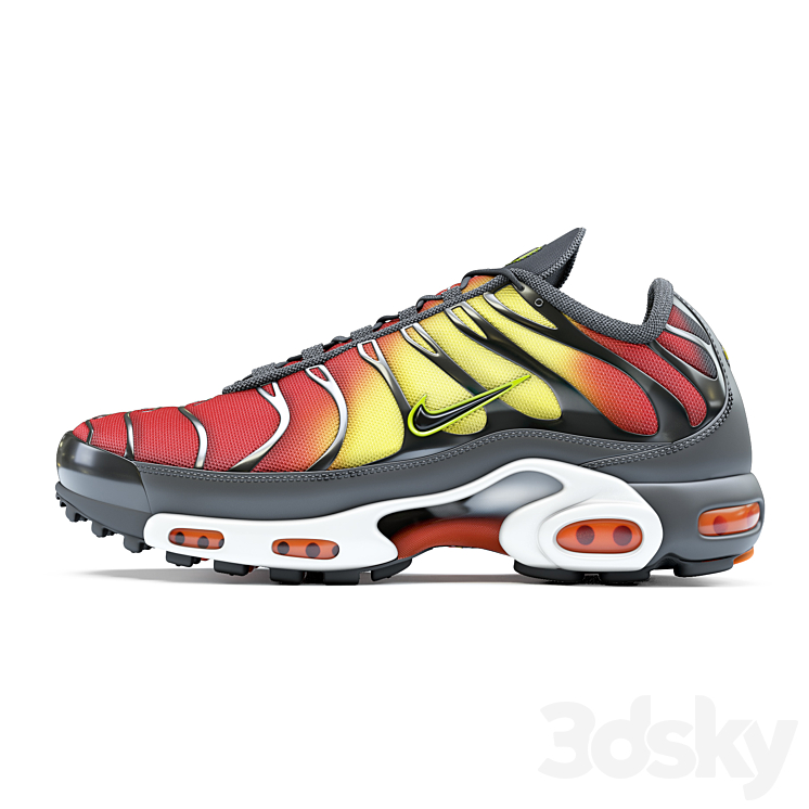 Nike Air Max Plus Sneakers Footwear 3D model