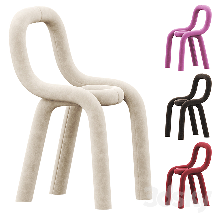 BOLD Chair By Moustache Chair 3D model