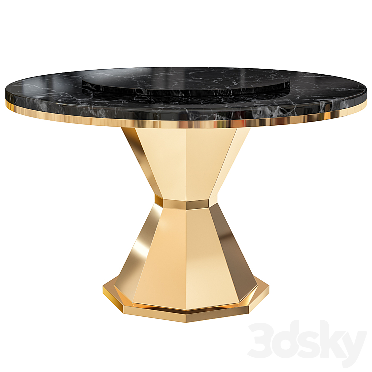 Marble Top Coffee Table - Table - 3D model