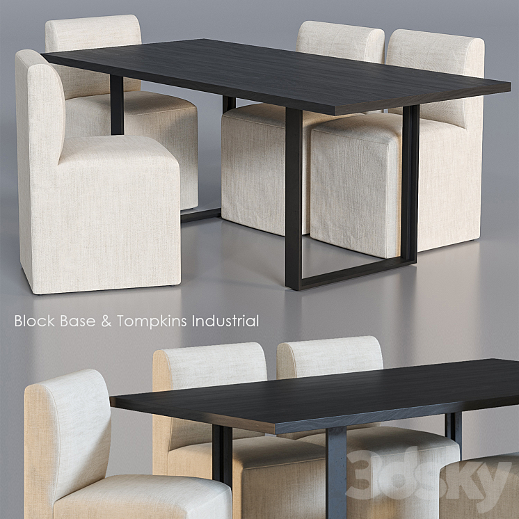 Tompkins industrial dining hot sale table