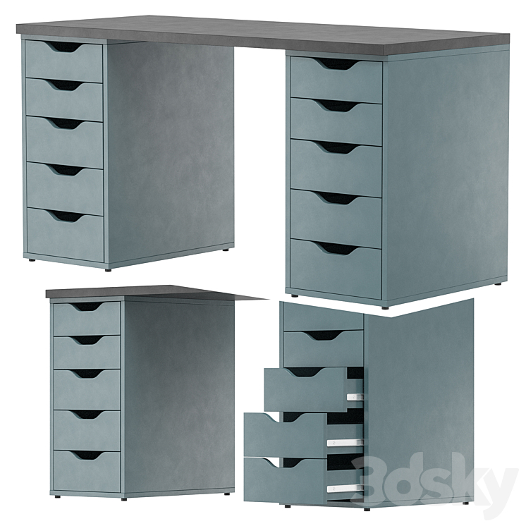 Glasholm cheap alex desk