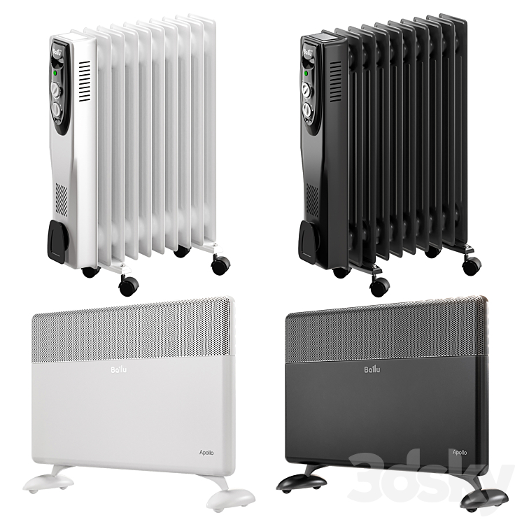 Ballu convectors - Radiator - 3D model