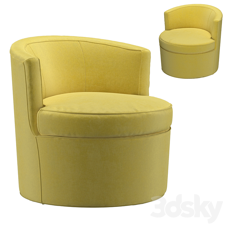 Otis Swivel Chair Arm chair 3D model