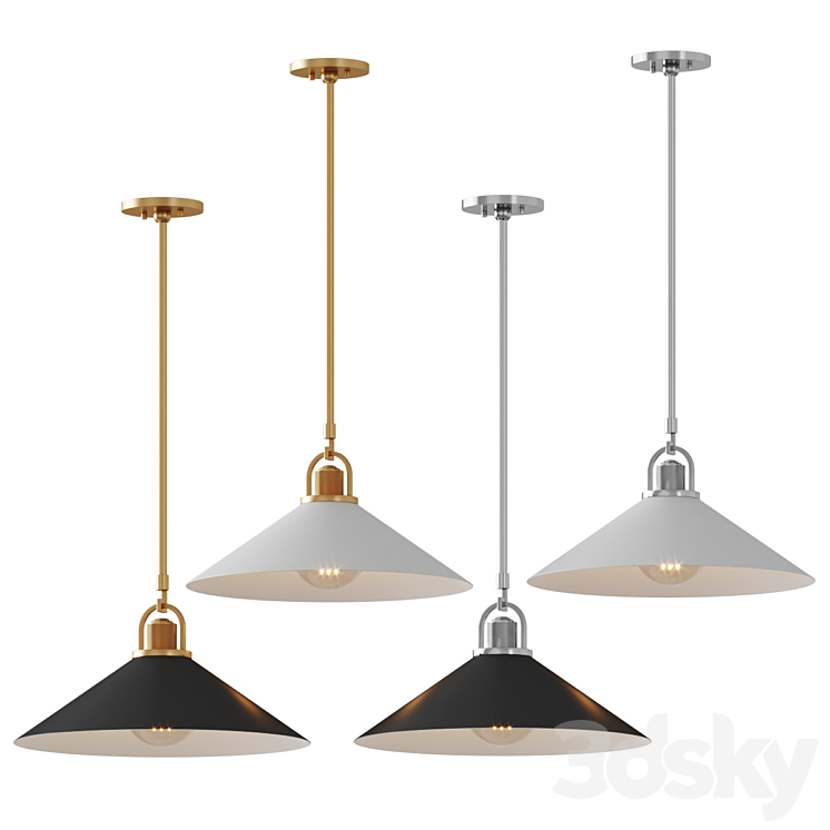 Hudson Valley Syosset Pendant Pendant light 3D model