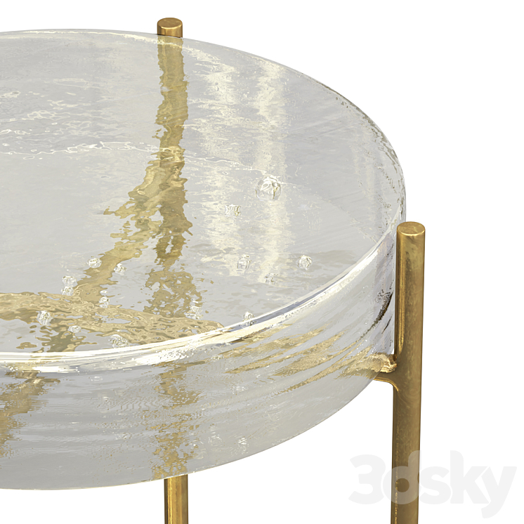 Kare Design Side Table Ice Double Table 3D model