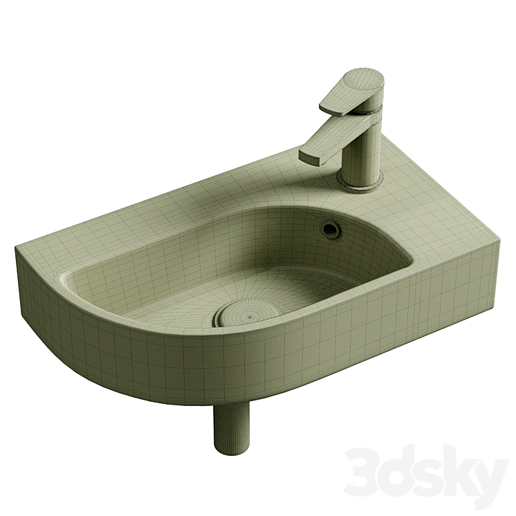Cersanit CAMEO - Wash basin - 3D model