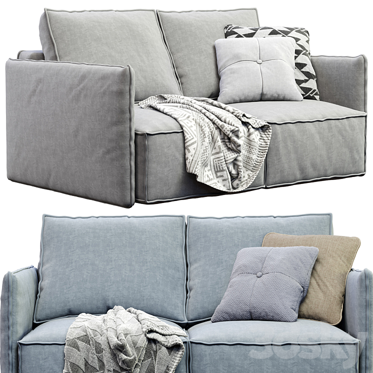 Sofa olen mini happy light sofa 3d model