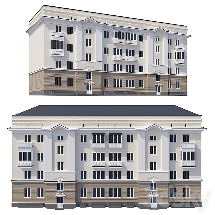 Dom3 Blueprint Dom3 - Building - 3D model