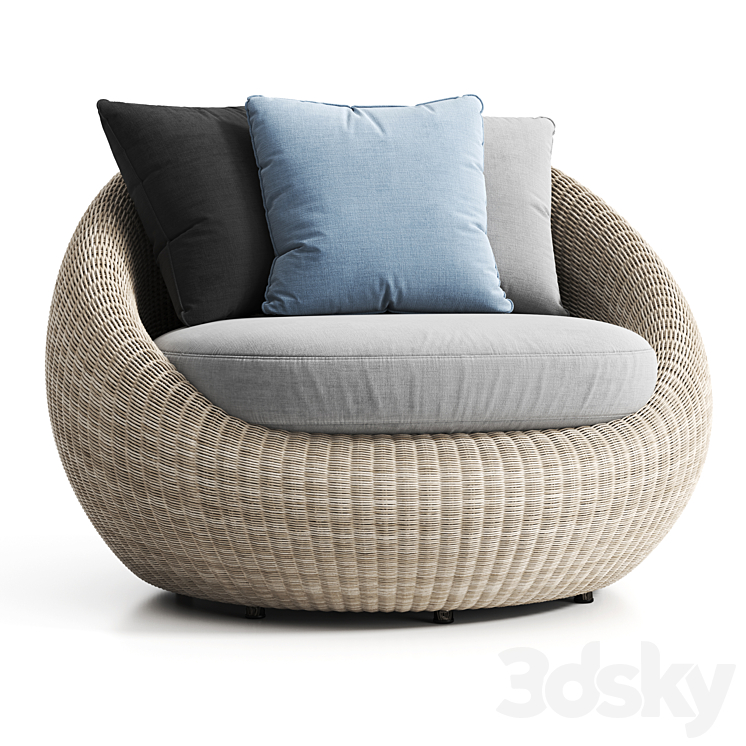 BUBBLE Lounge Chair Arm chair 3D model