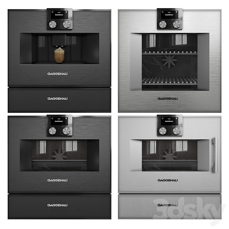 Gaggenau Oven Collection Vol 03 Kitchen appliance 3D model