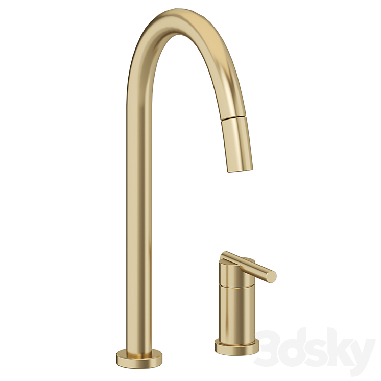 quality bath Newport Brass East Linear Kitchen Faucet Faucet 3D model