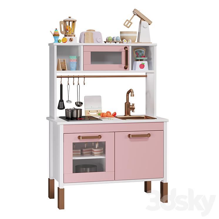 ikea DUKTIG play kitchen Toy 3D model