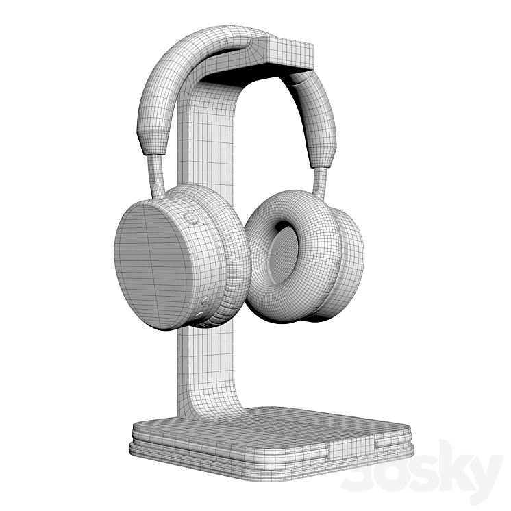 headphone satechi - Audio tech - 3D model