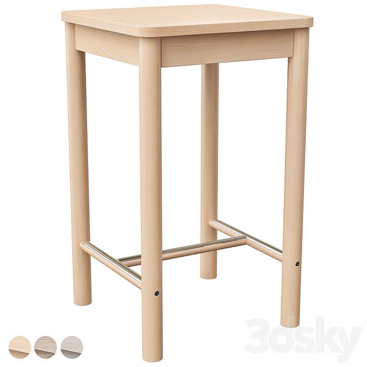 Ronninge Bar Table Ikea Table 3D model