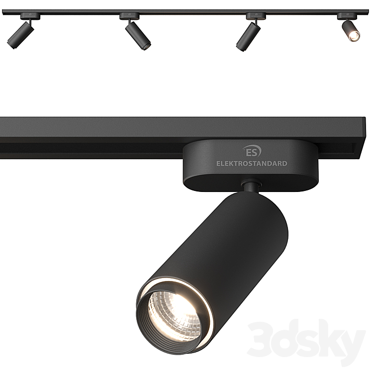 Track light Novotech Pipe 370414 - Technical lighting - 3D model