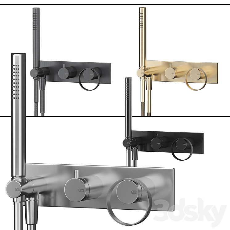 Gessi Anello Faucet Part 01 Faucet 3D model