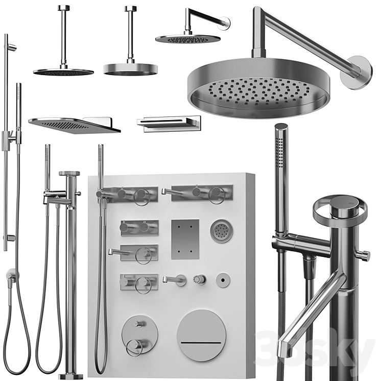 Gessi Anello Faucet Part 02 Faucet 3D model